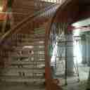 Construction of spiral staircase and Rezai round staircase in Damavand Firouzkoh
